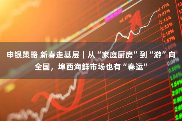 申银策略 新春走基层｜从“家庭厨房”到“游”向全国，埠西海鲜市场也有“春运”