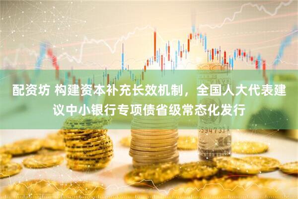 配资坊 构建资本补充长效机制，全国人大代表建议中小银行专项债省级常态化发行