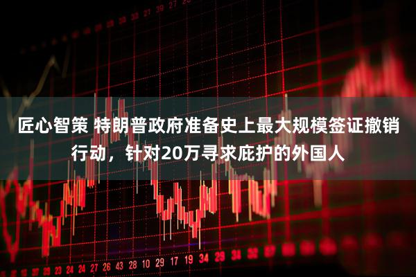 匠心智策 特朗普政府准备史上最大规模签证撤销行动，针对20万寻求庇护的外国人